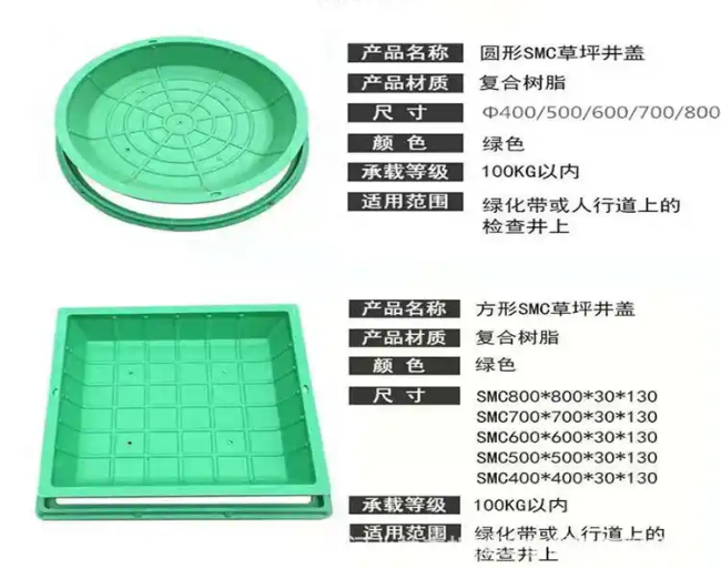 通山树脂复合种植井盖展示